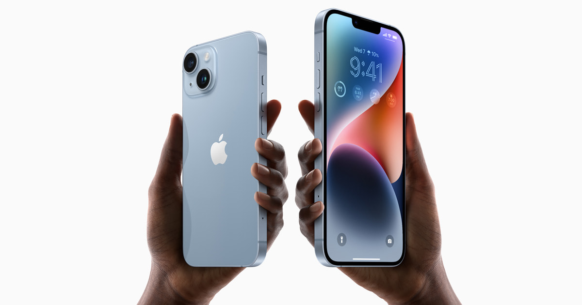 "موبايل الأناقة".. تعرف على مواصفات هاتف iPhone 14 Plus والسعر الرسمي للهاتف في السعودية والإمارات 6 “موبايل الأناقة”.. تعرف على مواصفات هاتف iPhone 14 Plus والسعر الرسمي للهاتف في السعودية والإمارات