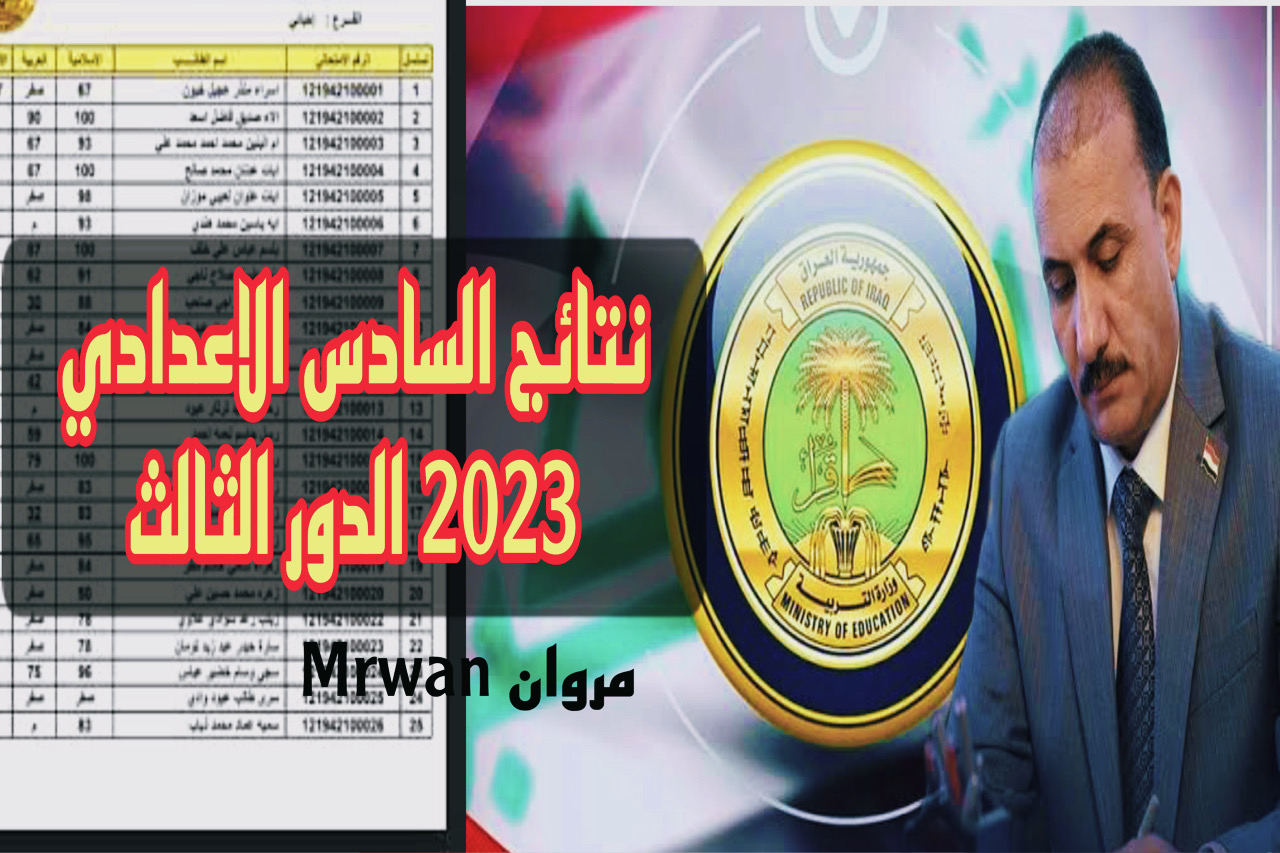 فتــح رابط نتائج السادس الاعدادي 2023 الدور الثالث ملازمنا results.mlazemna أحيائي وأدبي وتطبيقي