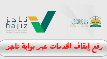 How to request a temporary lifting of the suspension of services through the Najez portal