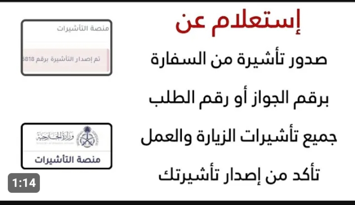 كيفية الاستعلام عن تأشيرة برقم الطلب .. الخارجية توضح التفاصيل 5 كيفية الاستعلام عن تأشيرة برقم الطلب .. الخارجية توضح التفاصيل