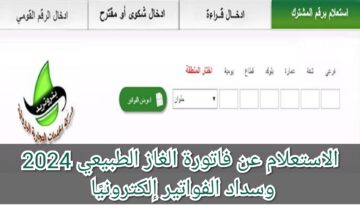 طريقة الاستعلام عن فاتورة الغاز ودفعها بسهولة من خلال الإنترنت من منزلك