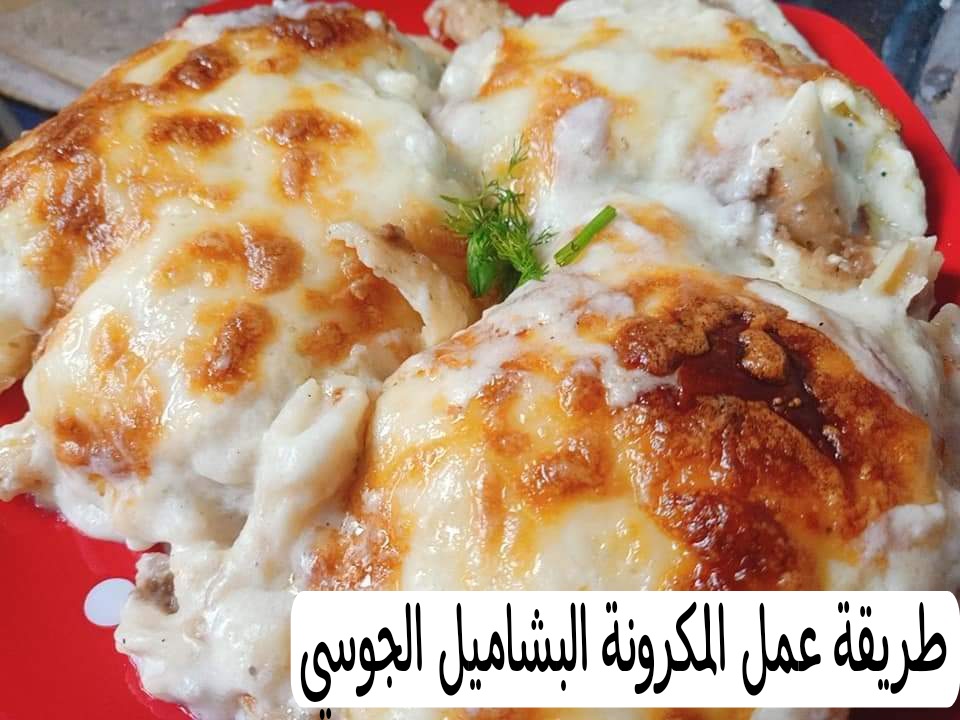 هتعمليها زي المحترفين...طريقة عمل المكرونة البشاميل الجوسي غرقانة في الصوص 2 هتعمليها زي المحترفين…طريقة عمل المكرونة البشاميل الجوسي غرقانة في الصوص