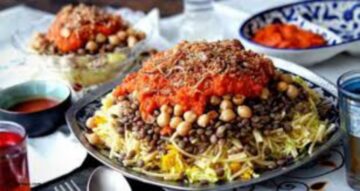 طريقة عمل الكشري المصري على أصوله في البيت بكل أسراره