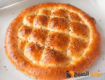 خبز البيدا التركي القطني طري ولذيذ ب 3 مكونات فقط دون بيض أو زبدة