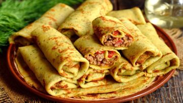 لو عندك 2 كوب دقيق اعملي فطير الطاسة بدون توريق لا دهون .. سريعة واقتصادية