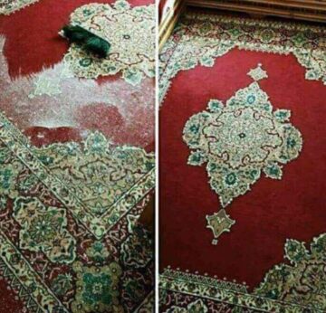 أفضل وأسرع الطرق لتنظيف السجاد من البقع بدون غسيل