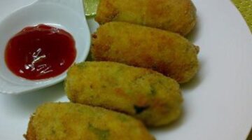 Rissole potatoes with tuna 1