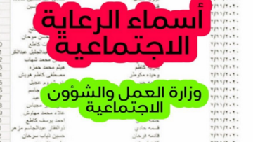 استعلم الآن.. أسماء الرعاية الاجتماعية الوجبة الأخيرة 2023 بالعراق عبر منصة مظلتي