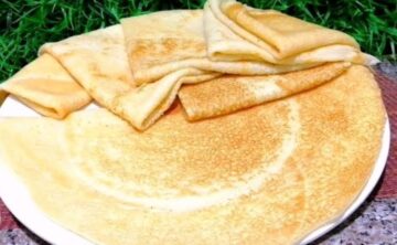 اعملي الكريب في الخلاط بدون زبده وبدون حليب