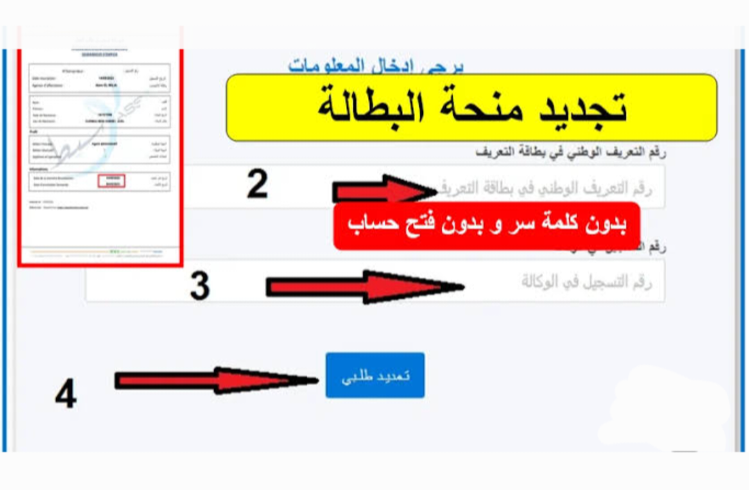 رابط تجديد منحة البطالة في الجزائر 2023 برقم التسجيل الوطني 5 رابط تجديد منحة البطالة في الجزائر 2023 برقم التسجيل الوطني