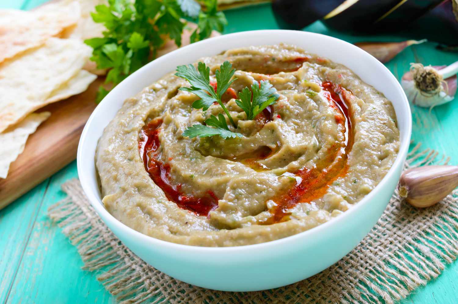 طريقة عمل سلطة بابا غنوج بطريقة المطاعم بإضافات بسيطة 5 طريقة عمل سلطة بابا غنوج بطريقة المطاعم بإضافات بسيطة
