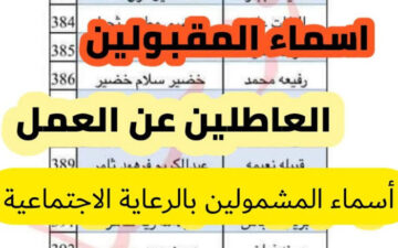 “صطب“ أسماء المستحقين للرعاية الاجتماعية الوجبة الأخيرة في عموم العراق 2023