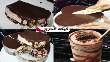 بدون فرن وفي 10 دقائق اصنعي كيكة الحرير الباردة بمذاق لا يقاوم.. والنتيجة جنان!