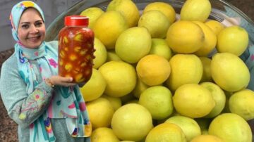 بأسرار المحلات والمطاعم.. طريقة عمل الليمون المعصفر في البيت بالخلطة السرية وطعم يفتح النفس