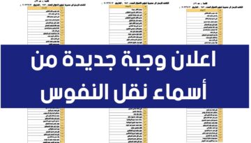 ca.iq أسماء نقل النفوس الوجبة الأخيرة 2024 في عموم العراق