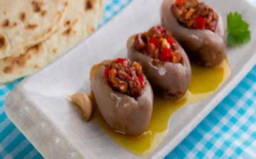طريقة عمل المكدوس الشهي بطعم رائع وشكل مميز غير المعتاد