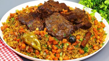 طريقة عمل الكبسة السعودي على أصولها مع سلطة الدقوس بطعم رهيب لا يقاوم
