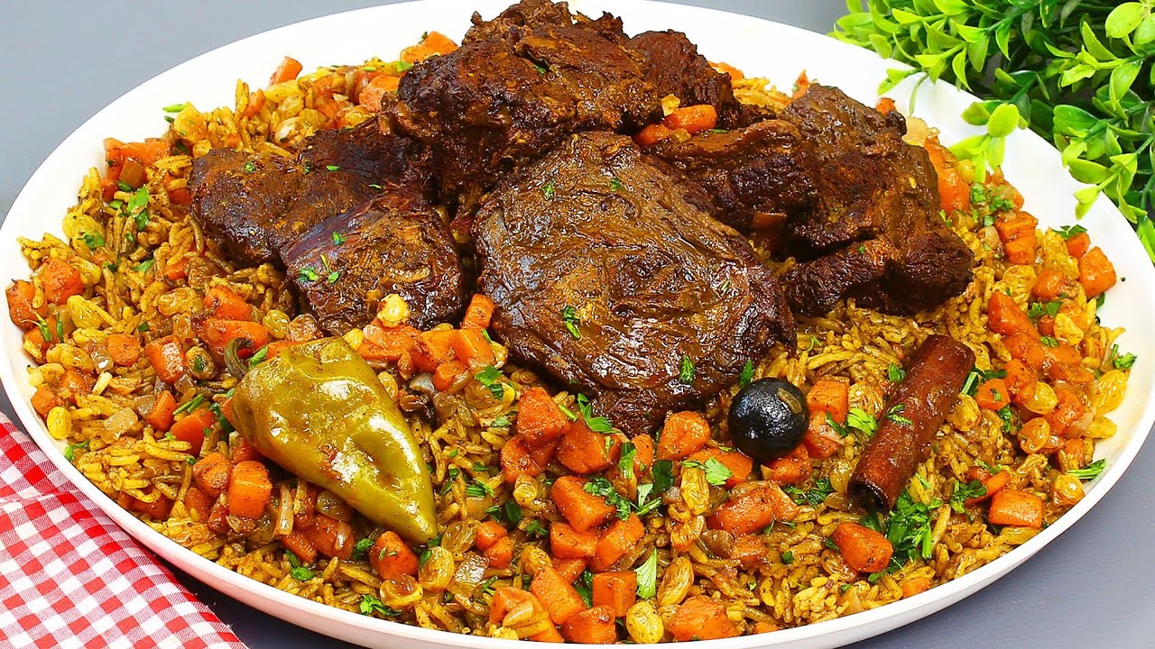 طريقة عمل الكبسة السعودي على أصولها مع سلطة الدقوس بطعم رهيب لا يقاوم