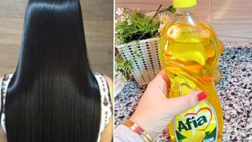 وصفة الملوك بين ايديكي.. زيت الطبخ هيطول شعرك 10سم برشة واحدة قبل النوم هيعدي كعب رجلك