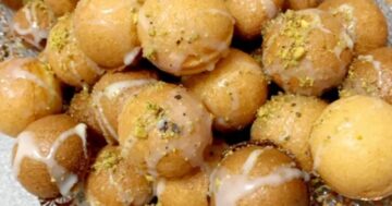 حلوى شهية وطرية للأطفال حضري كرات البسبوسة في البيت بطعم لا يقاوم شهي