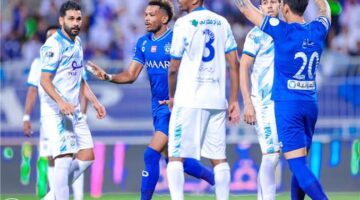 أبها والهلال في دوري روشن السعودي
