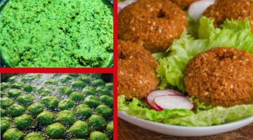 أسرار عمل عجينة الطعمية خضراء
