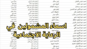 قائمة شهر ديسمبر.. اسماء المشمولين بالرعاية الاجتماعية 2023 الوجبة الاخيرة في العراق