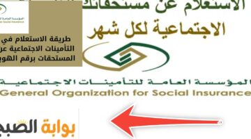 الاستعلام عن التأمينات برقم الهوية