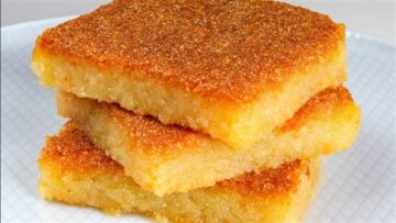 البسبوسة الشهية بألذ طعم حلوى شرقية ساحرة بطعم مميز تأسر قلوب الكبار والصغار