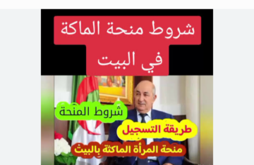 منحة المرأة الماكثة بالبيت بالجزائر 2024 دعم للمرأة واستقرار للأسرة