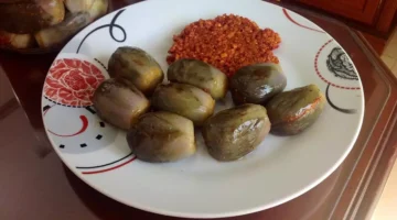 الصورة الرئيسية لوصفةطريقة عمل المكدوس السوري