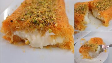 طريقة الكنافة بالكريمة في البيت باسرار الحلواني مش حتشتريها من برة تاني