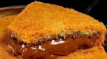 الكنافة بالنوتيلا