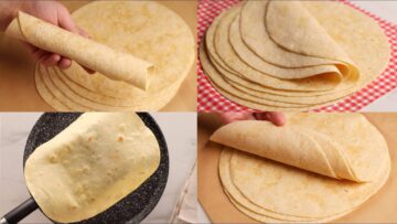 أحلي من الجاهز.. طريقة عمل خبز التورتيلا او عيش الشاورما طرى وخفيف للسندوتشات بطعم لذيذ