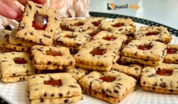 بسكويت مربى المشمش سهل وسريع وبمذاق روعة يذوب في الفم