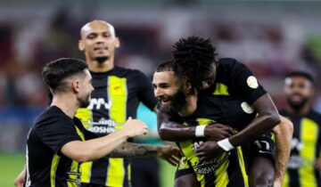 بنزيما يسجل هدفه الخامس: ملخص الشوط الأول من مباراة اتحاد جدة وأوكلاند سيتي 3-0