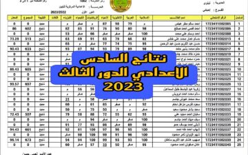 ظهرت الآن.. اعرف نتيجتك بضغطة زرار.. رابط نتائج السادس الإعدادي الدور الثالث 2023