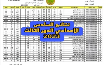 لينك نتائج الصف السادس الاعدادي دور ثالث 2023 العراق .. تعرف على نتيجتك بخطوة واحدة