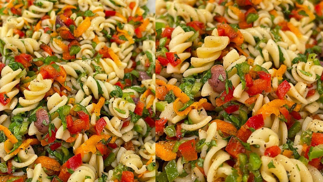 سلطة المكرونة الإيطالية وجبة خفيفة ومليئة بالنكهات الشهية واللذيذة 5 سلطة المكرونة الإيطالية وجبة خفيفة ومليئة بالنكهات الشهية واللذيذة