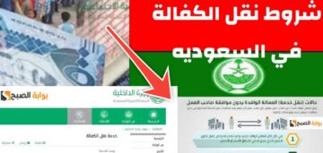 شروط نقل الكفالة بدون موافقة الكفيل في السعودية بالقانون الجديد 1446