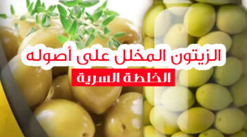 طريقة الزيتون المخلل