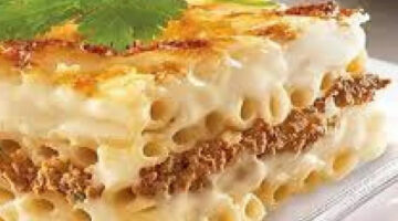 طريقة المكرونة بالبشاميل