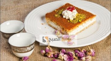 طريقة عمل البسبوسة بالقشطة والحليب