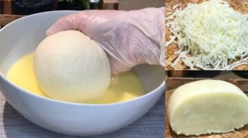 طريقة عمل الجبنة الموتزاريلا