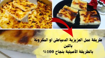 طريقة عمل العزيزية الدمياطى