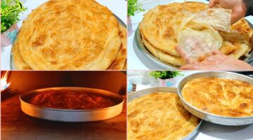 طريقة عمل الفطير المشلتت 4