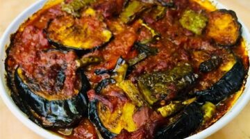 طريقة عمل المسقعة القرديحي
