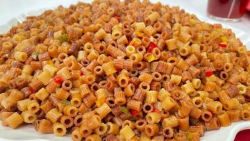 طريقة عمل المكرونة المحمرة بمذاق مميز لا يٌقاوم