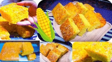 طريقة كيكة بسيسة بدقيق الذرة