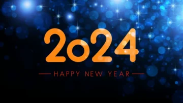 بطاقات تهنئة بالعام الجديد 2024 عيد على أهلك وأصحابك